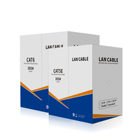 Kabel Ethernet Lan Penjualan Pabrik Terlaris 0.4 Cca Utp Cat6 dengan Sertifikat CE Kabel cat 6