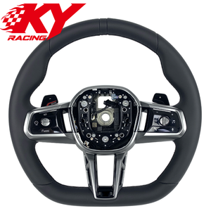 Accesorios Interiores para BMW i5 iX5 i4 LCI G30 G20 M340i M2 M4 430i X1 X3 Volante Deportivo Personalizado en Cuero Genuino - Product Image 1