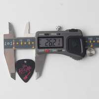 Factory Direct Sale Custom ABS Musical Instrument Accessories Guitar Pick Keychain