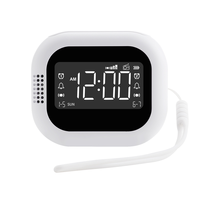 Réveil vibrant rechargeable avec deux alarmes et affichage jour/semaine – Horloge vibrante de bureau et de table pour les gros dormeurs