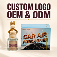Diffuseur de parfum liquide en bouteille de verre suspendue avec logo personnalisé pour voiture, maison, bureau, hôtel, OEM, ODM, 100g, vente en gros
