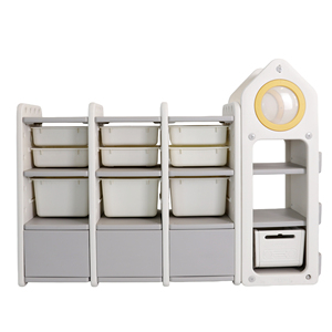 Caja de Juguetes y Perchero Combinado para Niños Pequeños, Apilable y Encajable, para Espacios Reducidos, Económico - Product Image 4