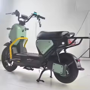 Bicicleta Eléctrica Retro con Marco de Acero Directo de Fábrica, Velocidad Máxima de 30-50 km/h, Freno de Tambor Delantero y Trasero, Bicicleta Eléctrica para Adultos - Product Image 1