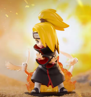 POP MART Warrior Battle Series Contra Akatsuki: Figuras Coleccionables de PVC en Caja Sorpresa, Juguete de Anime de Moda, Regalo