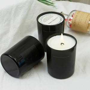 Velas <span class=keywords><strong>de</strong></span> Cera <span class=keywords><strong>de</strong></span> Soja Hechas a Mano en Frascos Negros <span class=keywords><strong>de</strong></span> Marca Privada - Aromáticas y Orgánicas para Días Festivos, Diwali, Pascua y Bares - Empaquetado en Caja <span class=keywords><strong>de</strong></span> Regalo - Product Image 4