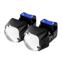 1.5 pouces matrice LED lentille 12V 45W haute puissance BILED lumière puces voiture Mini phares lampes 6000K couleur pour voitures universelles