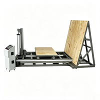 Banc d'essai d'impact incliné, machine d'accélération de chariot, vitesse 0-3,1 m/s, force de pointe 10-60g pour l'emballage et le transport de charges palettisées