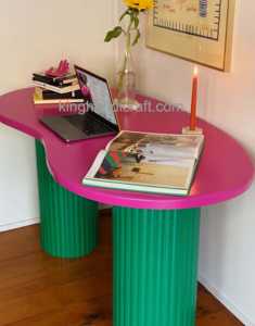 Mesa de centro de madera hecha a mano, muebles de granja rústicos de madera maciza, mesa de centro de sala de estar moderna - Product Image 3