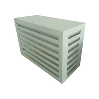Revêtement mural extérieur en aluminium carré OEM pour climatiseur, pour hôpital et école, ignifuge, léger, taille personnalisée