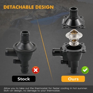 NICECNC pour <span class=keywords><strong>Can</strong></span> <span class=keywords><strong>Am</strong></span> <span class=keywords><strong>Maverick</strong></span> X3 2017-2018 Thermostat <span class=keywords><strong>am</strong></span>élioré pour Trail <span class=keywords><strong>1000</strong></span> EFI MAX Turbo Defender Sport <span class=keywords><strong>1000</strong></span> Accessoires UTV - Product Image 3