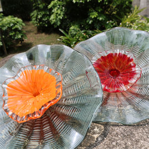 Flores de vidrio de arte soplado hechas a mano DIY para decoración de paredes - Product Image 4