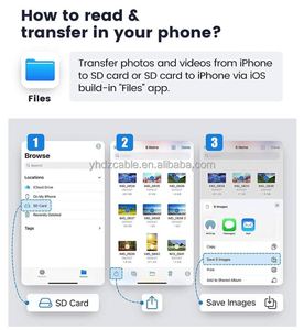 SD Card Reader 4-in-1 <b>USB</b> <b>C</b> to <b>USB</b> Adapter SD Card Viewer with SD/TF Card <b>USB</b> 3.0 Adapter for iPhone iPad MacBook Samsung - Product Image 3