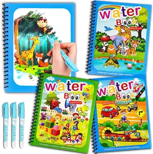 EPT Großhandel Magical Book Wasser zeichnung Montessori Toys Wieder verwendbares Malbuch Magic Water Book