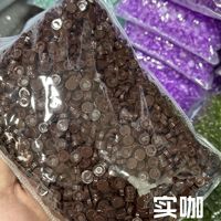 Nouveau produit 2026 : Mini-beignets en résine de 8 mm, simulation de beignets, breloques pour slime à remplir, T01, moins d'un dollar, 500g/sac