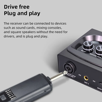 Système de microphone sans fil rechargeable TopYun LS04 2,4 GHz avec 4 microphones portatifs pour les performances scéniques professionnelles et le karaoké