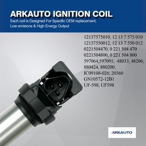 Paquete de bobina de encendido ARKAUTO UF598 12137575010 para MINI Cooper BMW 1 <span class=keywords><strong>Citroen</strong></span> C3 <span class=keywords><strong>C4</strong></span> C5 C6 Peugeot 207/308/408/508/3008/1 T/1,8 T - Product Image 4