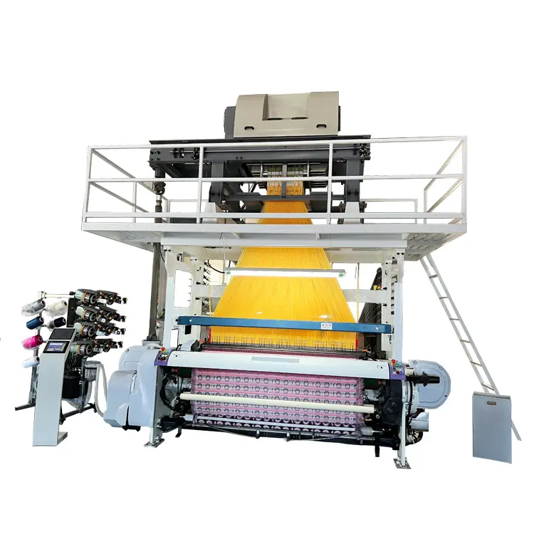 Çin üretici R880 yenilenmiş etiket tezgahı büyük etiket dokuma makinesi kıyafet etiketi