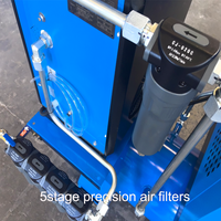 CE 7.5kw 10HP 4 en 1 compresseur d'air à vis 8kg 8bar