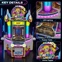 Machine de jeu personnalisée OEM/ODM pour zones de jeux de centre commercial, construite comme une borne de jeu à monnayeur avec un cabinet facile à nettoyer et une solution complète de machine de jeu.