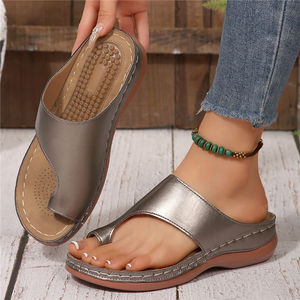 <span class=keywords><strong>Sandalias</strong></span> de Plataforma Ligeras de Moda para <span class=keywords><strong>Mujer</strong></span>, Estilo Casual, Sin Cordones, para Verano, Tallas Grandes, Exportación, Novedad 2025 - Product Image 5