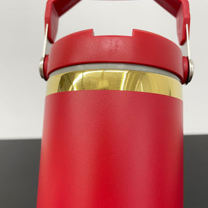 Nouveau RTS pour 30oz céramique café voyage gobelet miroir plaqué or poudre <span class=keywords><strong>enduit</strong></span> avec Flip Top paille gravure Laser pour l'eau - Product Image 4