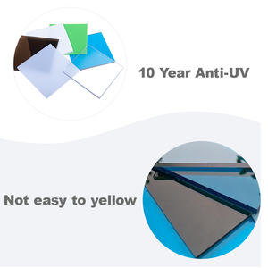 Hoja de plástico transparente de 1mm a 20mm <span class=keywords><strong>para</strong></span> invernaderos Techos de policarbonato sólido - Product Image 2
