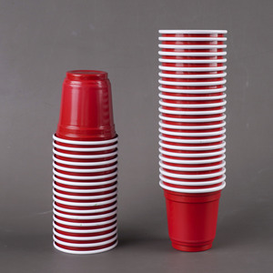 Bicchierini di plastica da 2 once, Mini bicchieri da tiro usa e getta rossi, adatti a feste, carnevali e qualsiasi evento - Product Image 6