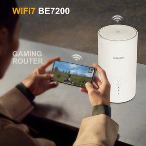 Venta caliente WiFi 7 5G CPE SDX72 BE7200 4G 5G Red celular Red de malla Soporte NFC VoLTE VoIP 5G SIM Router - Product Image 1