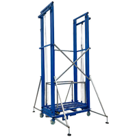 Élévateur mobile électrique portable de 500 kg pour échafaudage, petit élévateur de chantier de 2 à 12 m, élévateur d'échafaudage électrique