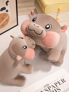 Venta al por mayor Happy The Hippo peluche suave peluche hipopótamo para niños perfecto peluche <span class=keywords><strong>feliz</strong></span> hipopótamo relleno Animal - Product Image 6