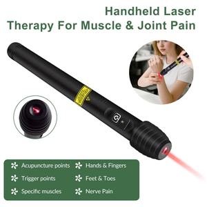 Stylo d'acupuncture <span class=keywords><strong>laser</strong></span> pour rhinite, photobiomodulation, acupression, machine à lumière rouge, thérapie nasale et arrêt du tabagisme, cicatrisation des plaies - Product Image 1