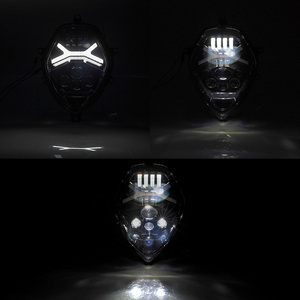 YongJin led light per moto Front Lamp Assembly sistemi di illuminazione per moto con Hi-low Beam DRL per <span class=keywords><strong>Suzuki</strong></span> DL650 DL1000 - Product Image 3