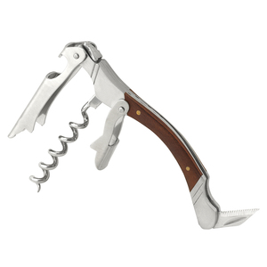 Sacacorchos de camarero Laguiole de doble bisagra con mango de palisandro, <span class=keywords><strong>precio</strong></span> de fábrica - Product Image 1