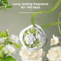 Feuilles parfumées artisanales sans alcool à la gardénia, en forme de bloc de plâtre, légères, pour vêtements, maison/chambres, longue durée