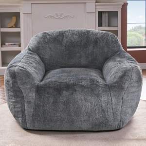 Gris confortable tissu lecture jeu pouf carré géant pouf canapé chaise longue nouveau 2026 <span class=keywords><strong>coussin</strong></span> de sol canapé paresseux pour chambre - Product Image 2