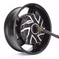 Moteur QS 17x6.0 pouces 12000W 273 70H V4 157kph moteur de moyeu de roue pour moteur à Double essieu de moto électrique