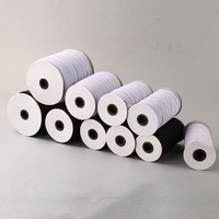 Vente en gros Blanc Noir Couleur Tricoté Tressé Élastique