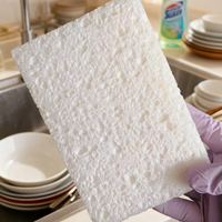 Nouvelle éponge en cellulose biodégradable pour cuisine salle de bain absorbant réutilisable Offre Spéciale articles en gros