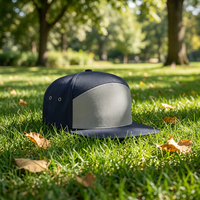 Créez votre propre logo en cuir sur une casquette de sport Richardson 257, respirante, bicolore, à visière plate, style Gorras Snapback.