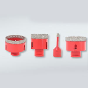 Ensemble de forets diamantés brasés M14 10 mm, modèle SP007, acier au carbone fritté, tige hexagonale, céramique, granit, marbre, trou pour évier/lavabo - Product Image 4