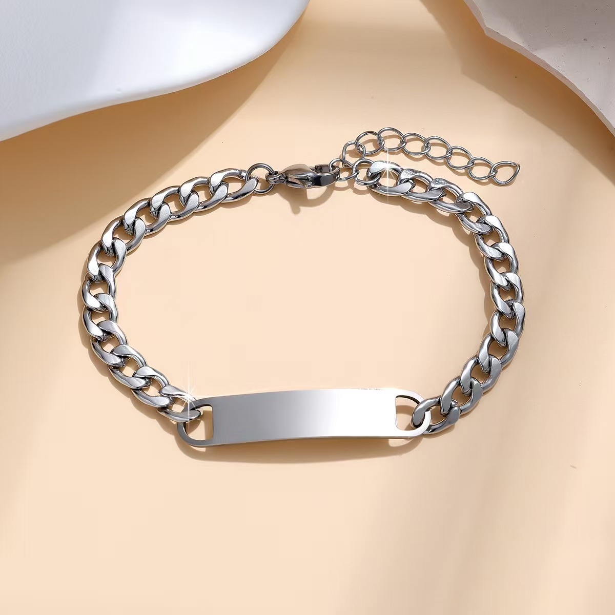 Pulsera color acero