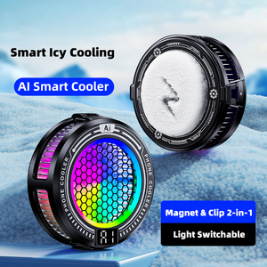 อุปกรณ์ระบายความร้อนโทรศัพท์<span class=keywords><strong>ม</strong></span>ือถือ AntarcChill RGB Gaming Phone Cooler 15W TEC Peltier พร้อ<span class=keywords><strong>ม</strong></span>พัดล<span class=keywords><strong>ม</strong></span>ระบายควา<span class=keywords><strong>ม</strong></span>ร้อน 4 ระดับควา<span class=keywords><strong>ม</strong></span>เร็ว ปรับได้ ติดตั้งด้วยคลิปแ<span class=keywords><strong>ม</strong></span>่เหล็ก - Product Image 2