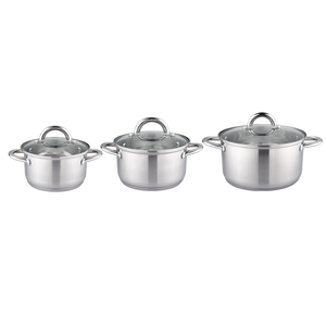 Manufacture Wholesale Stainless Steel Kitchen Cookware Sets <strong>Ollas</strong> Soup Pot Casserole Metal Cooking <strong>Kitchenware</strong> - Product Image 2