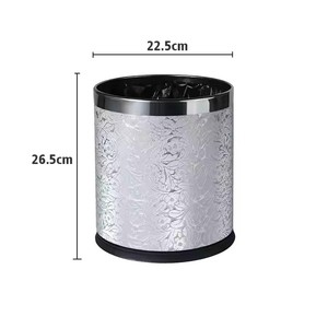 Cubo de basura para vestíbulo de Hotel, cubo de basura, elegante, de lujo, duradero, respetuoso con el medio ambiente, contenedor de plástico para espacio interior comercial - Product Image 6