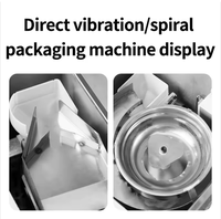 Máquina automática de llenado y pesaje de té de triple cabezal con 3 tolvas, máquina de envasado cuantitativo para té verde, hierbas y hojas sueltas