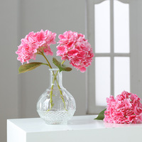 Fleurs d'hortensia artificielles de haute qualité à toucher réel, tiges uniques, pour centres de table de mariage et décoration de fêtes à domicile (vente en gros)