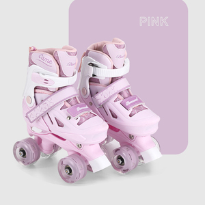 Patines EACH con Luces Intermitentes al por Mayor, Patines de 4 Ruedas, Zapatos de Patinaje Ajustables para Niños - Product Image 6