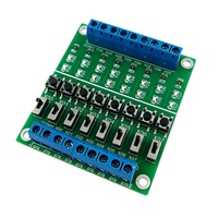 Papan Debugging PLC Modul Uji Sinyal Sakelar Simulator I/O Digital 8 Saluran untuk Pelatihan Pengontrol Logika yang Dapat Diprogram