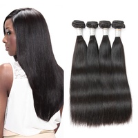 Top Grade 8 Đến 28 Inch Nguyên Brazil Trinh Remy Lớp Biểu Bì Phù Hợp Xương Thẳng Tóc Bó Bán Buôn Human Hair Extension