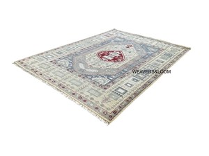 Hand Knotted Oushak <b>Rug</b> Oriental Wool Area <b>rug</b> Vintage <b>rug</b> <b>Boho</b> Turkish <b>Rug</b> for Living Room <b>rugs</b> - Product Image 6